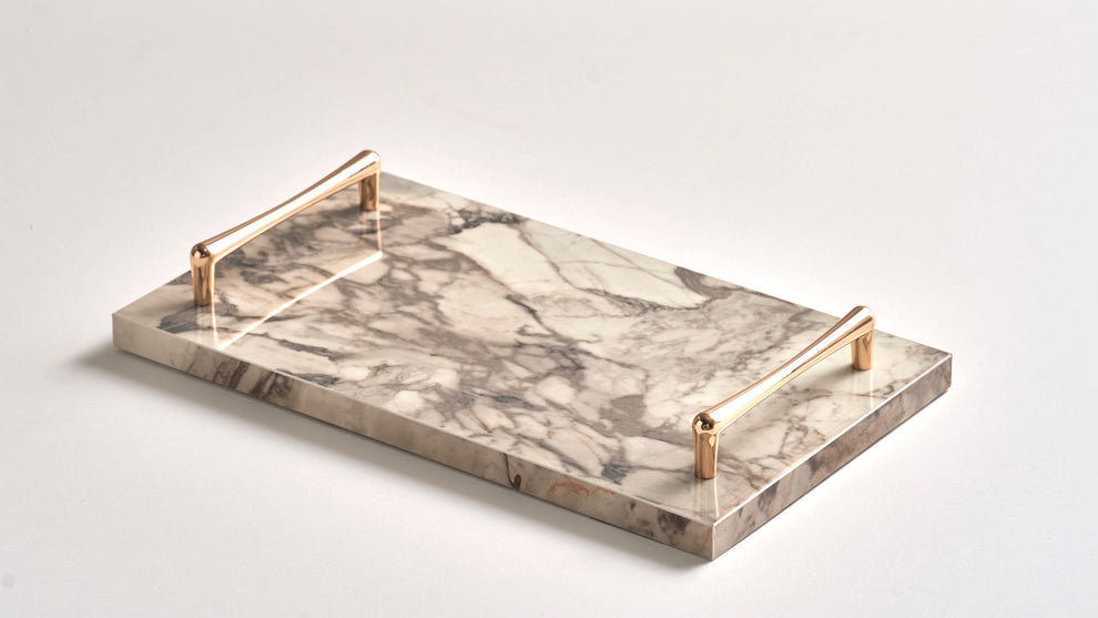 Alike Marble Elegance Serving Tray Set – 3 Pieces of Luxury Faux Marble