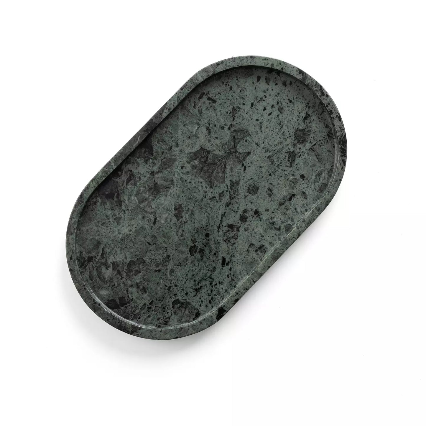 Emerald Green Marble Tray | Timeless Forest Elegance (Two Sizes )
