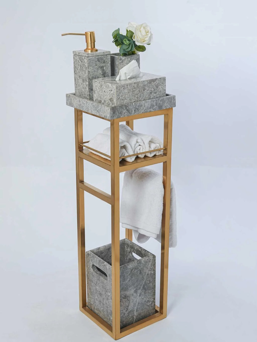 Mini Imperial Marble Bath Set