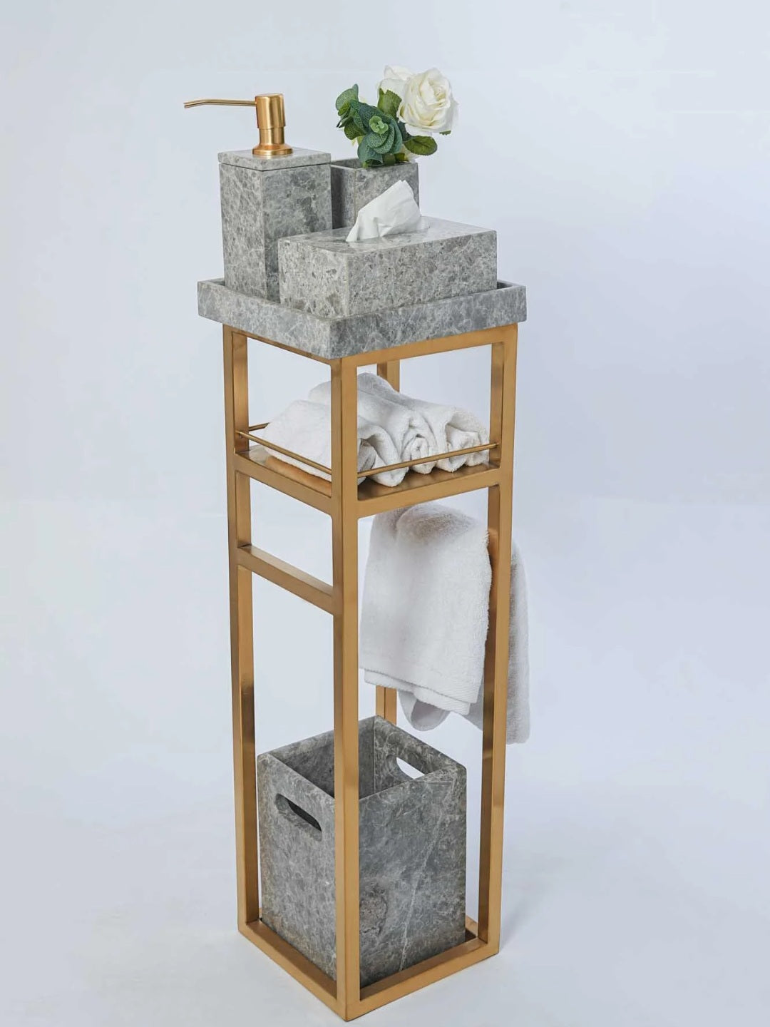 Mini Imperial Marble Bath Set