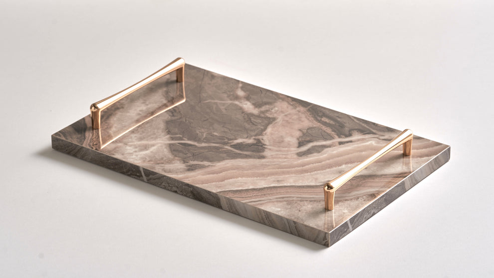 Alike Marble Elegance Serving Tray Set – 3 Pieces of Luxury Faux Marble