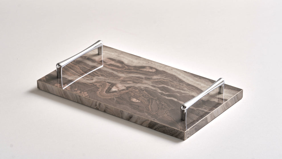 Alike Marble Elegance Serving Tray Set – 3 Pieces of Luxury Faux Marble