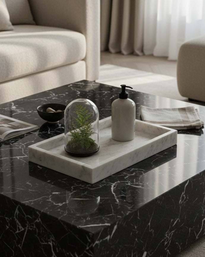 White Marble Tray