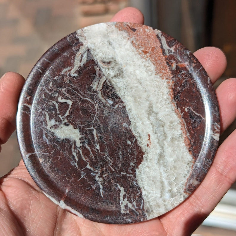 Red Onyx Marble Coaster