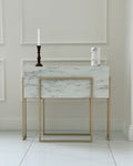 White 80cm pot or table
