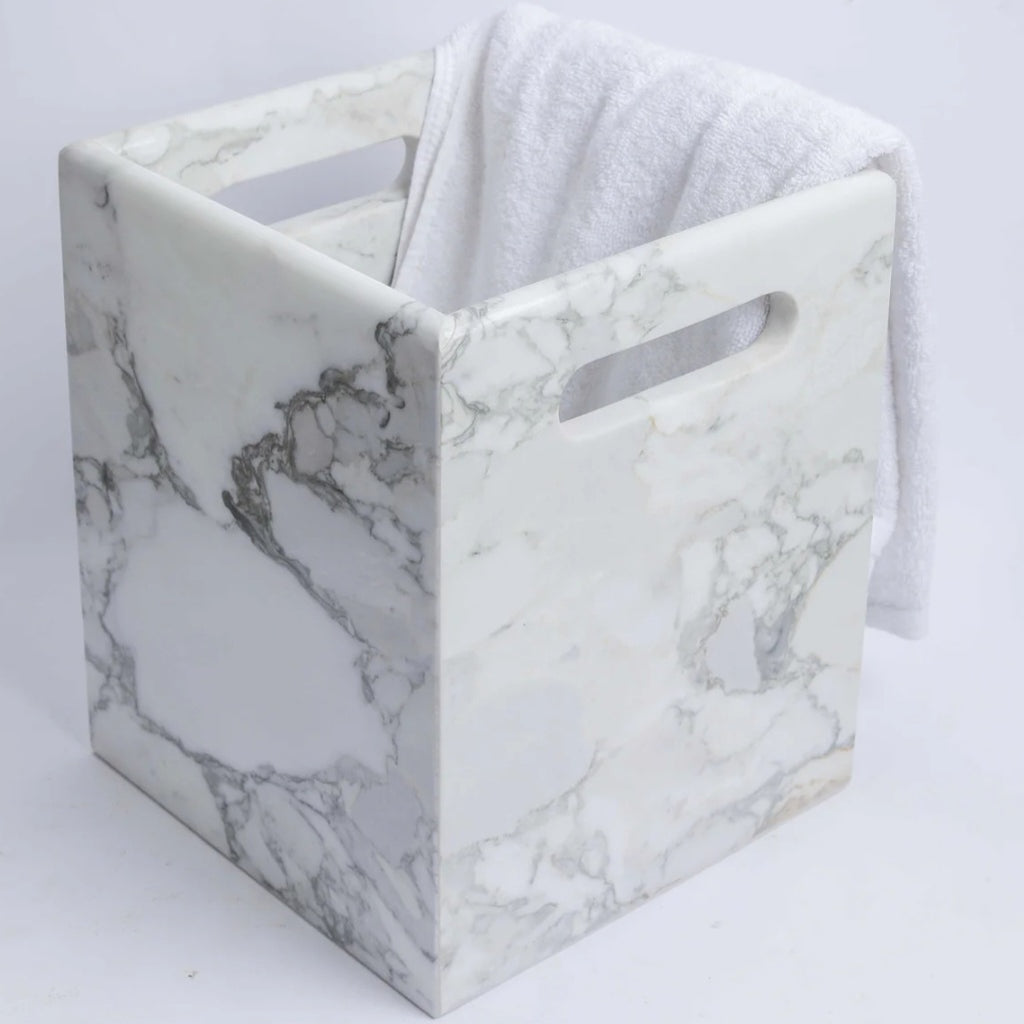 Laundry Marble towels basket