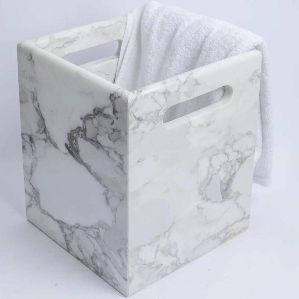 Laundry Marble towels basket
