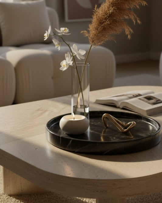 Marble Circular Tray