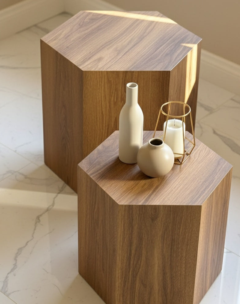 Wooden Alike Table ( Available in 2 Sizes )
