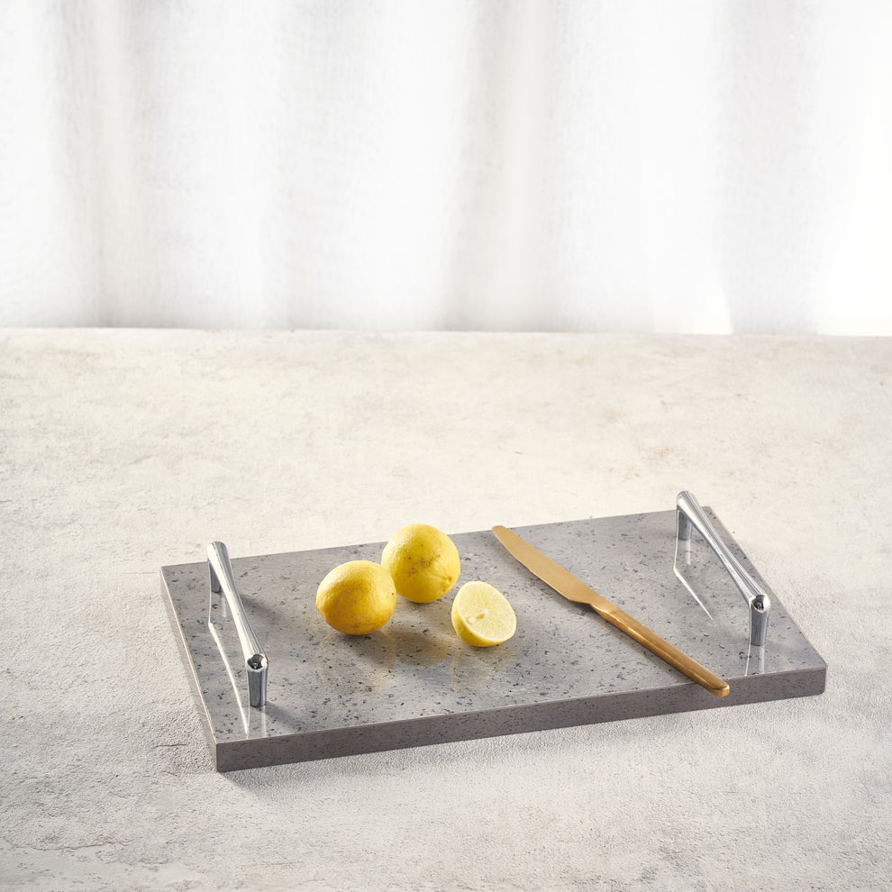Alike Marble Elegance Serving Tray Set – 3 Pieces of Luxury Faux Marble