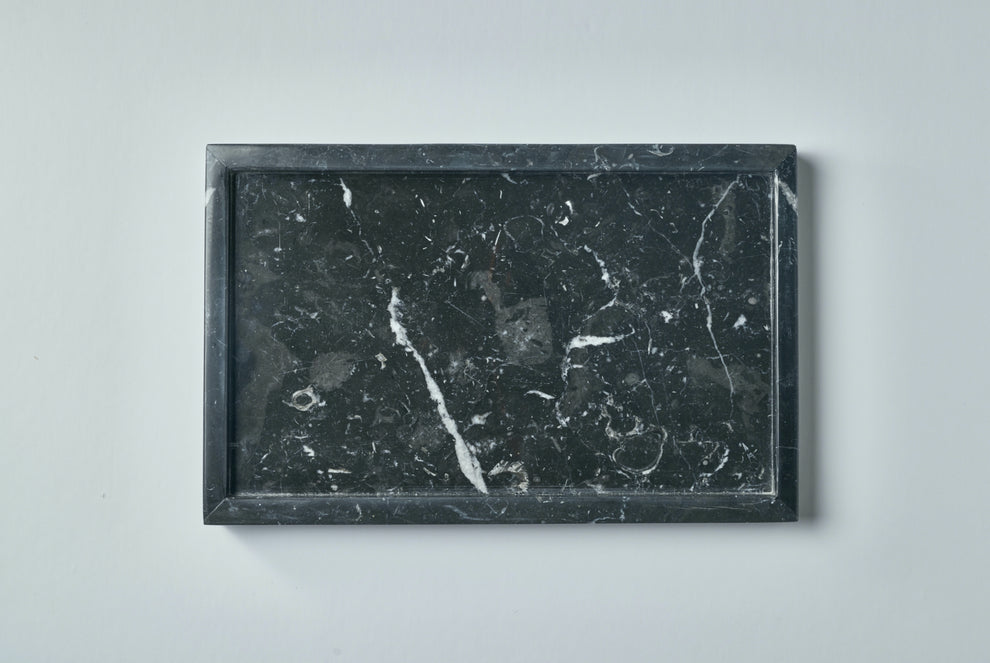 Elegant Handcrafted Natural Marble Serving Tray – Rectangular ( available 2 color )