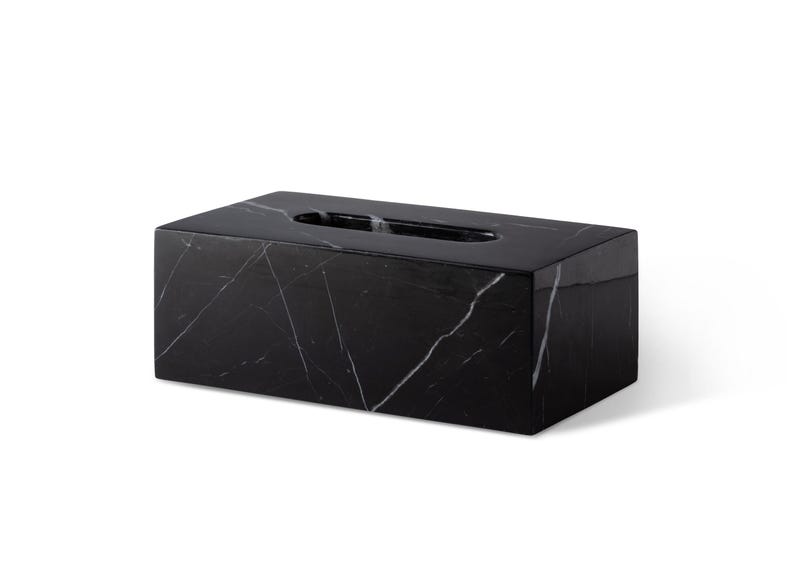 Premium Natural Marble Tissue Box [Multi-Stone Exclusive Collection]