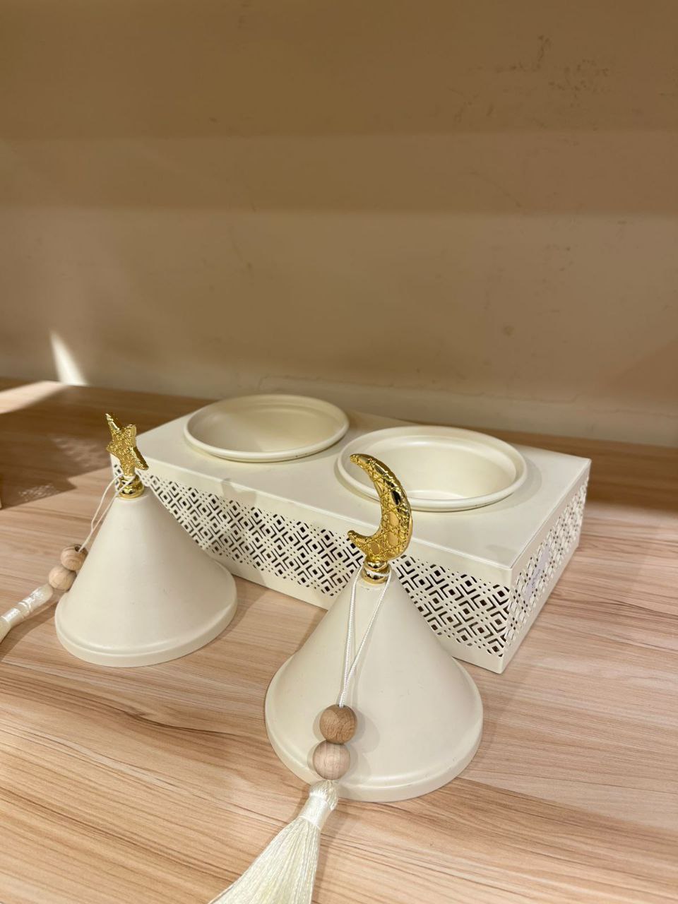 Royal Ramadan Date & Nut Server – Premium Metal Craftsmanship 🌙✨