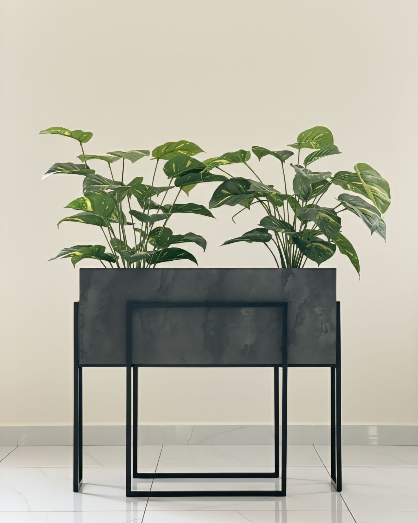 Charcoal 80cm pot or table Alike Marble