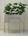 Grey stone 80cm pot or table