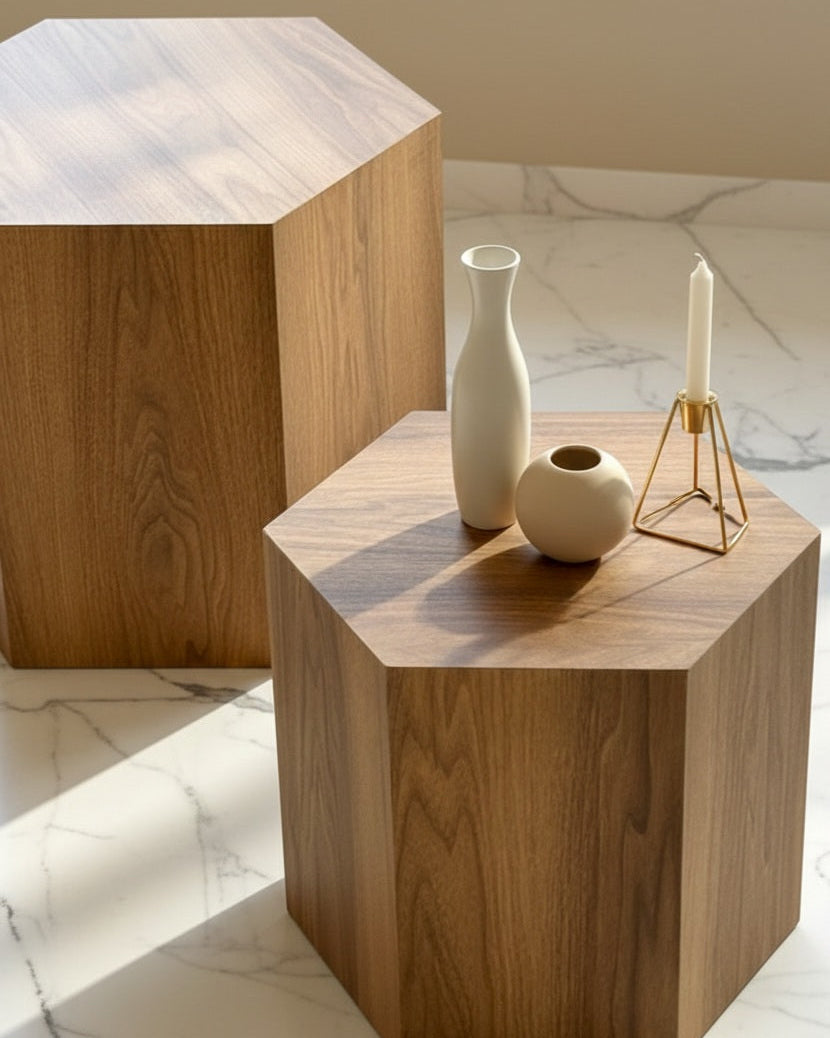 Wooden Alike Table ( Available in 2 Sizes )