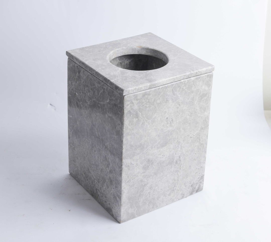 Marble basket with cover