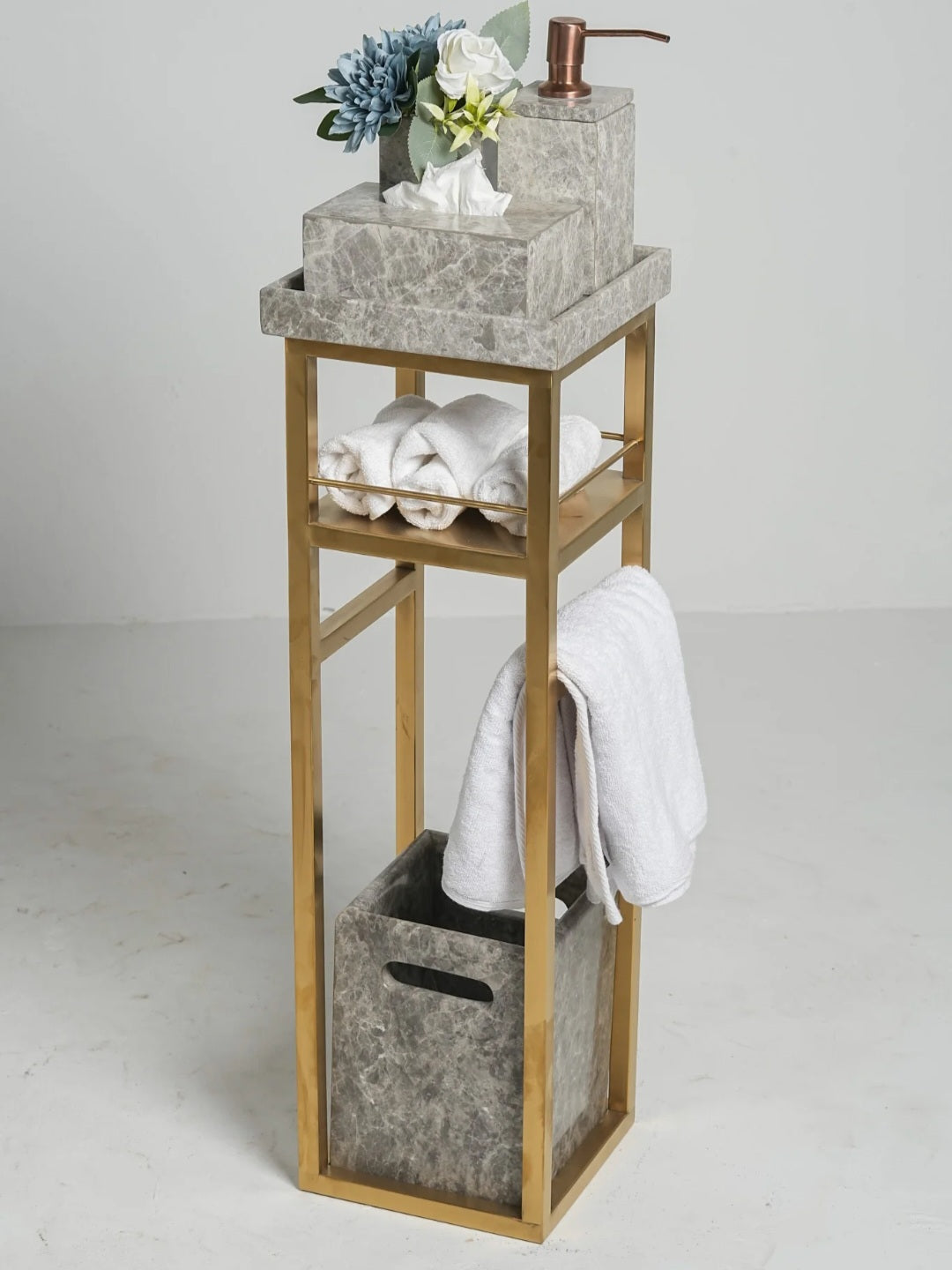 Mini Imperial Marble Bath Set