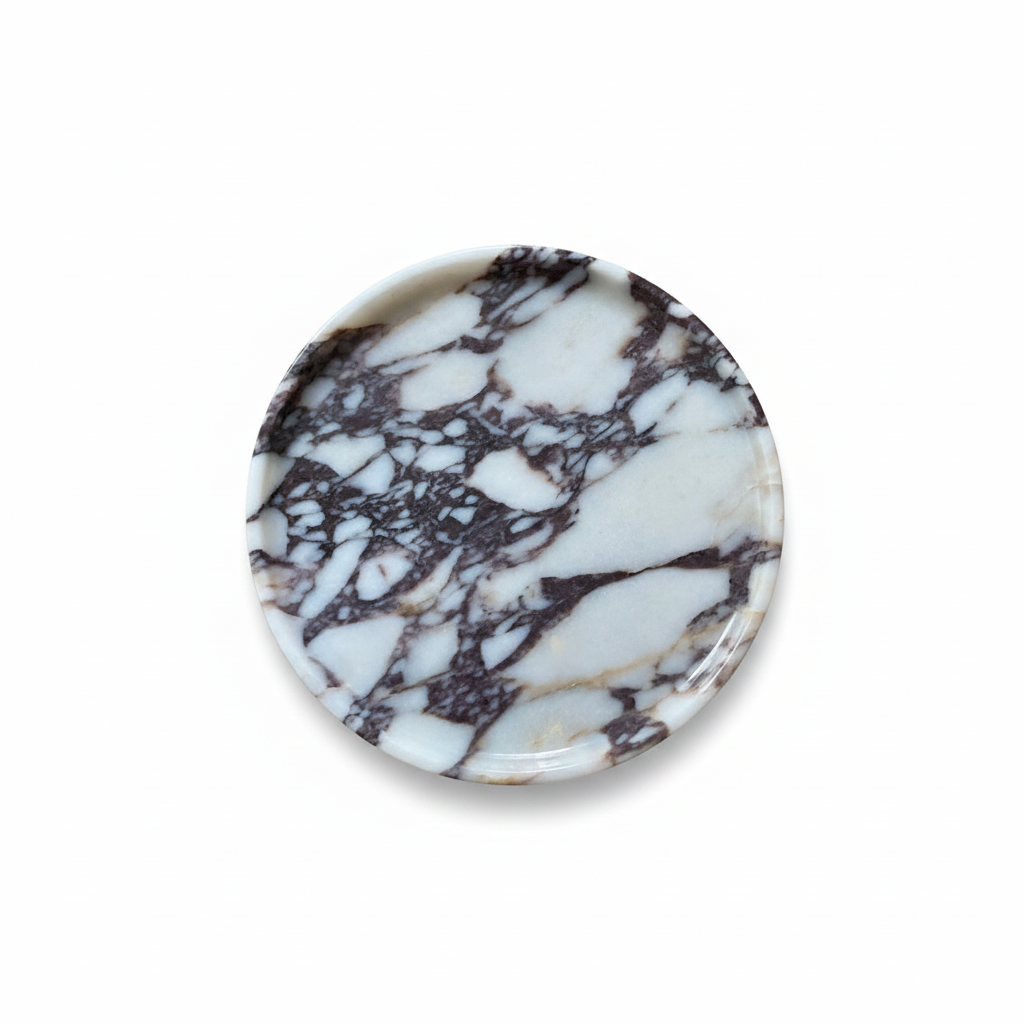 Luxury Calacatta Viola Marble Tray(Two Sizes )