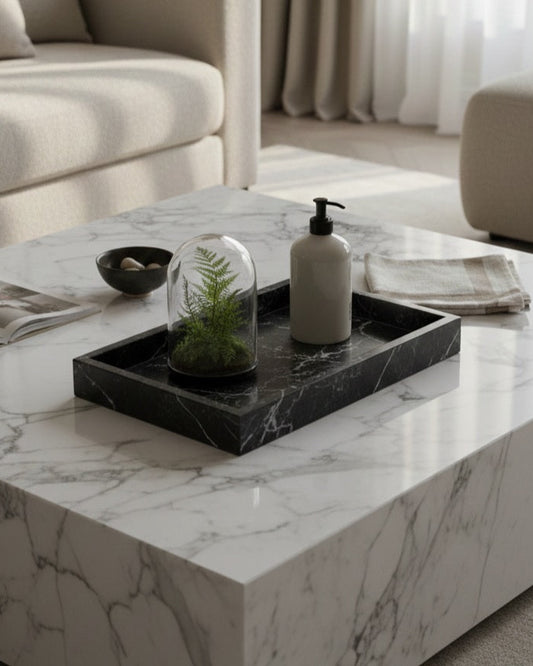 Black Marble Tray