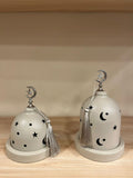 Ramadan Breezes" Premium Metal Incense Burner – Modern Islamic Decor
