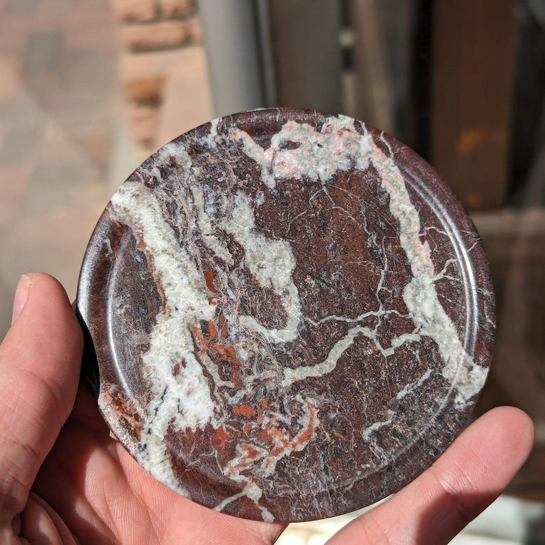 Red Onyx Marble Coaster