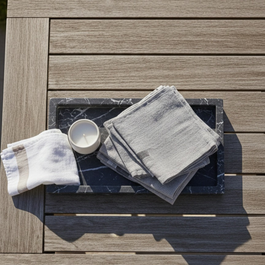 Black Marble Tray