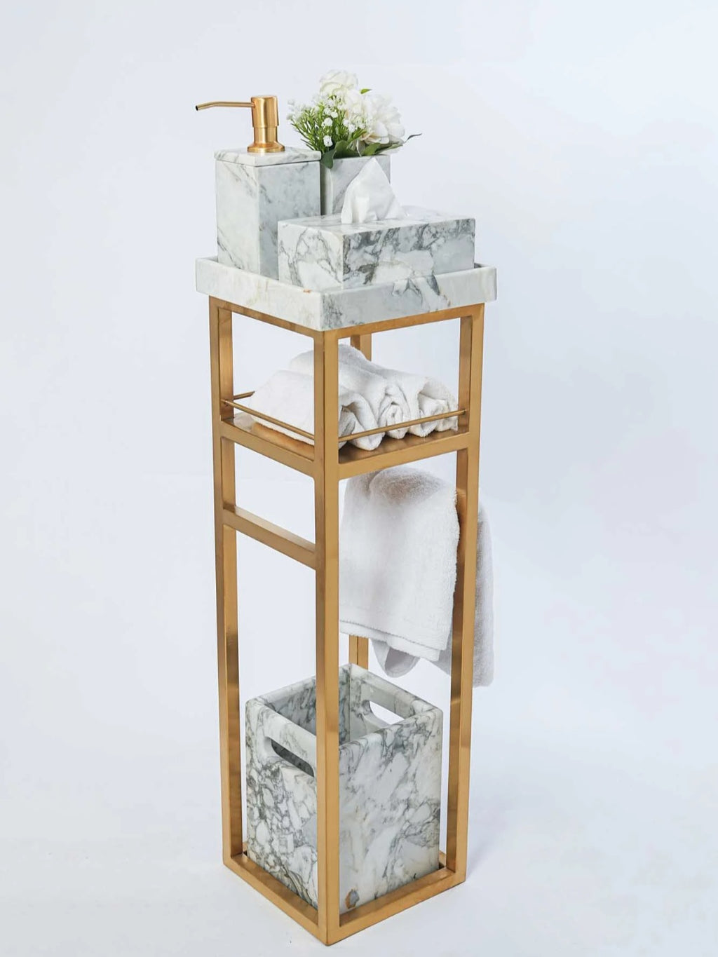 Mini Imperial Marble Bath Set