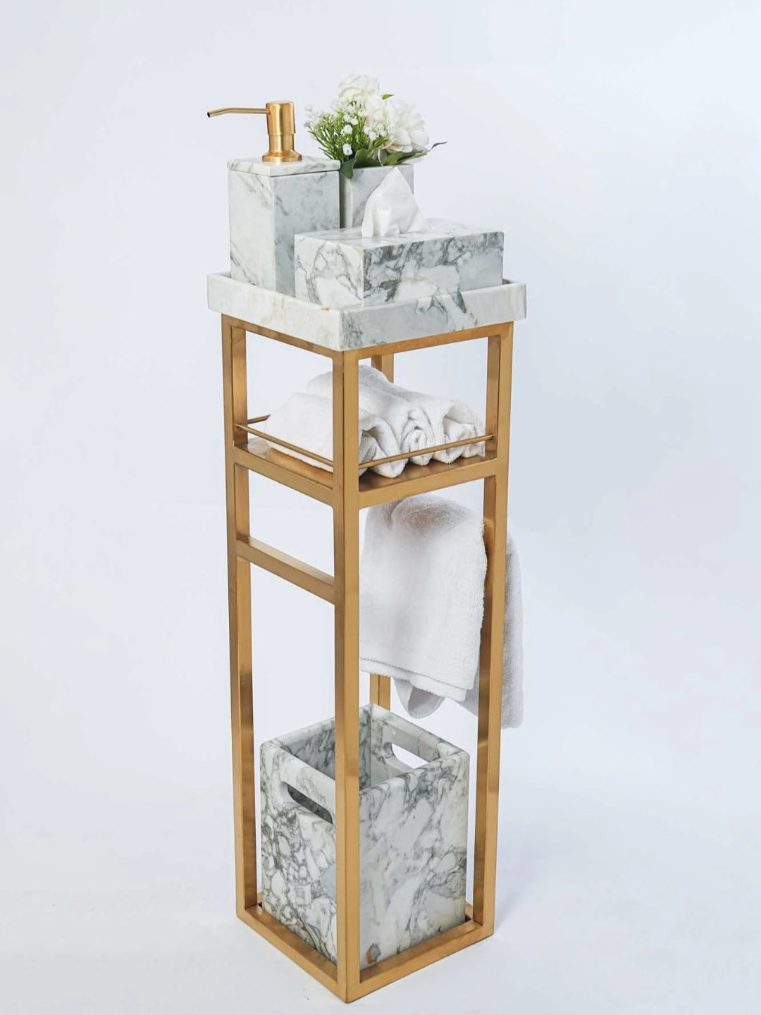 Mini Imperial Marble Bath Set