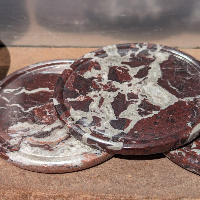 Red Onyx Marble Coaster